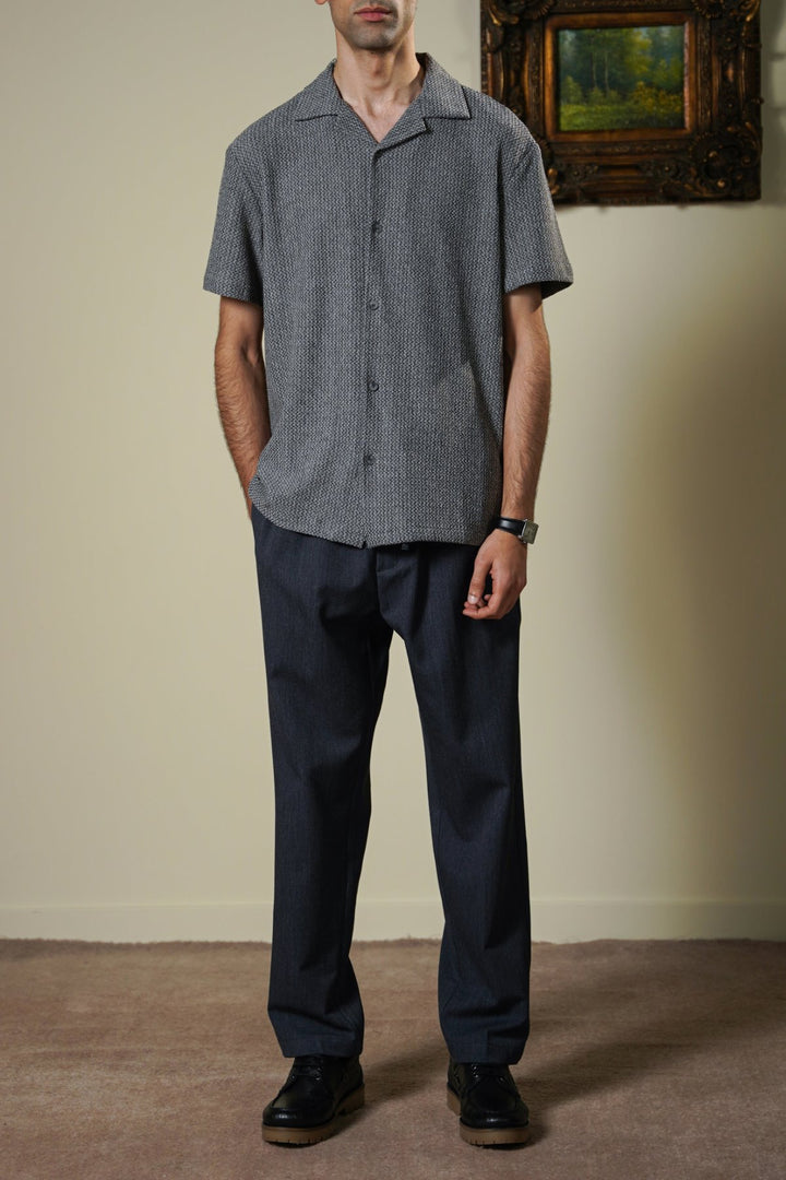 GREY SUMMER LOUNGE SHIRT