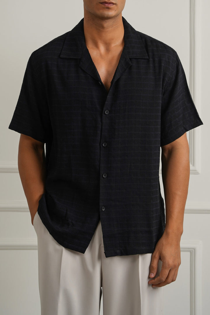 BLACK JACQUARD SUMMER SAFARI