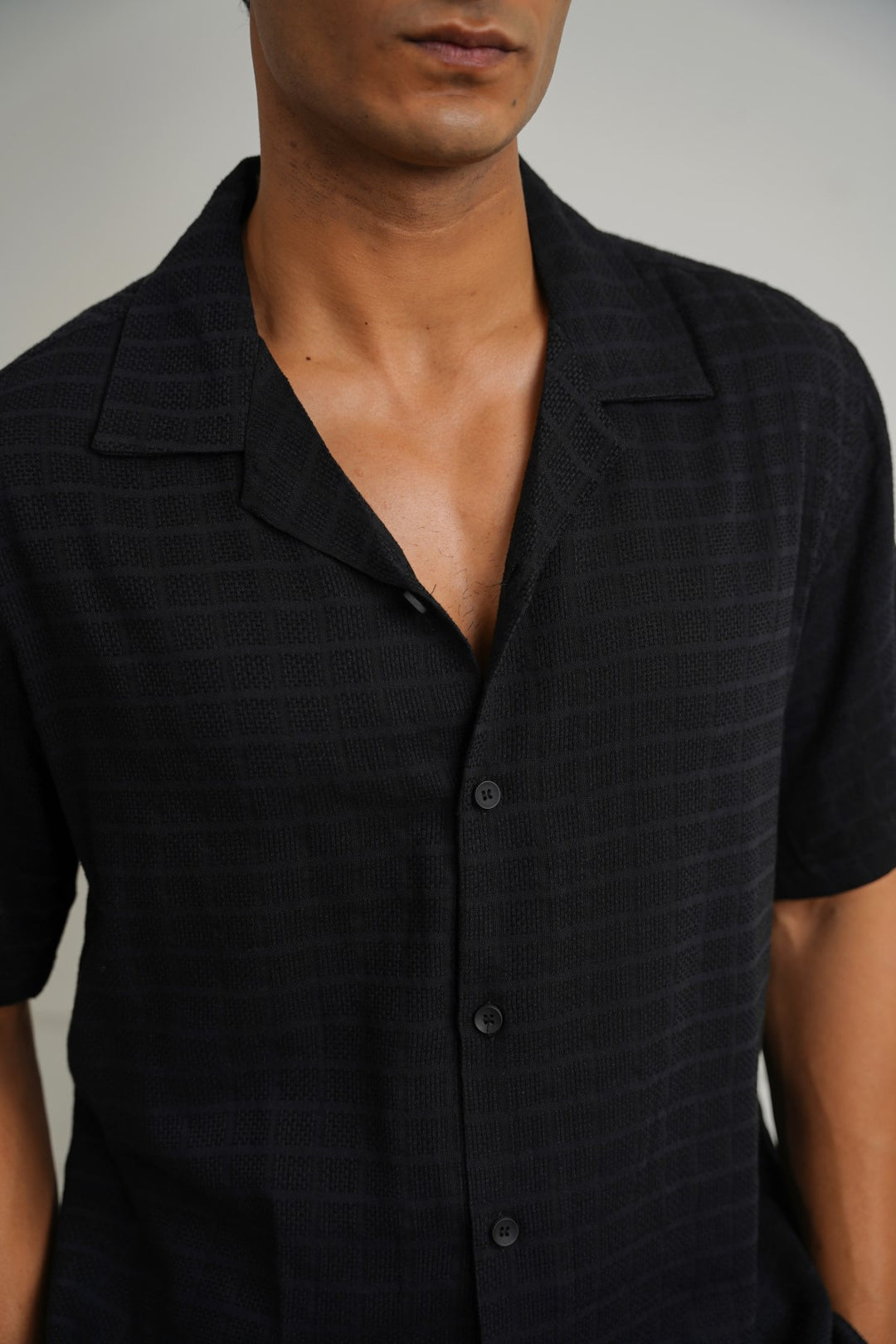 BLACK JACQUARD SUMMER SAFARI