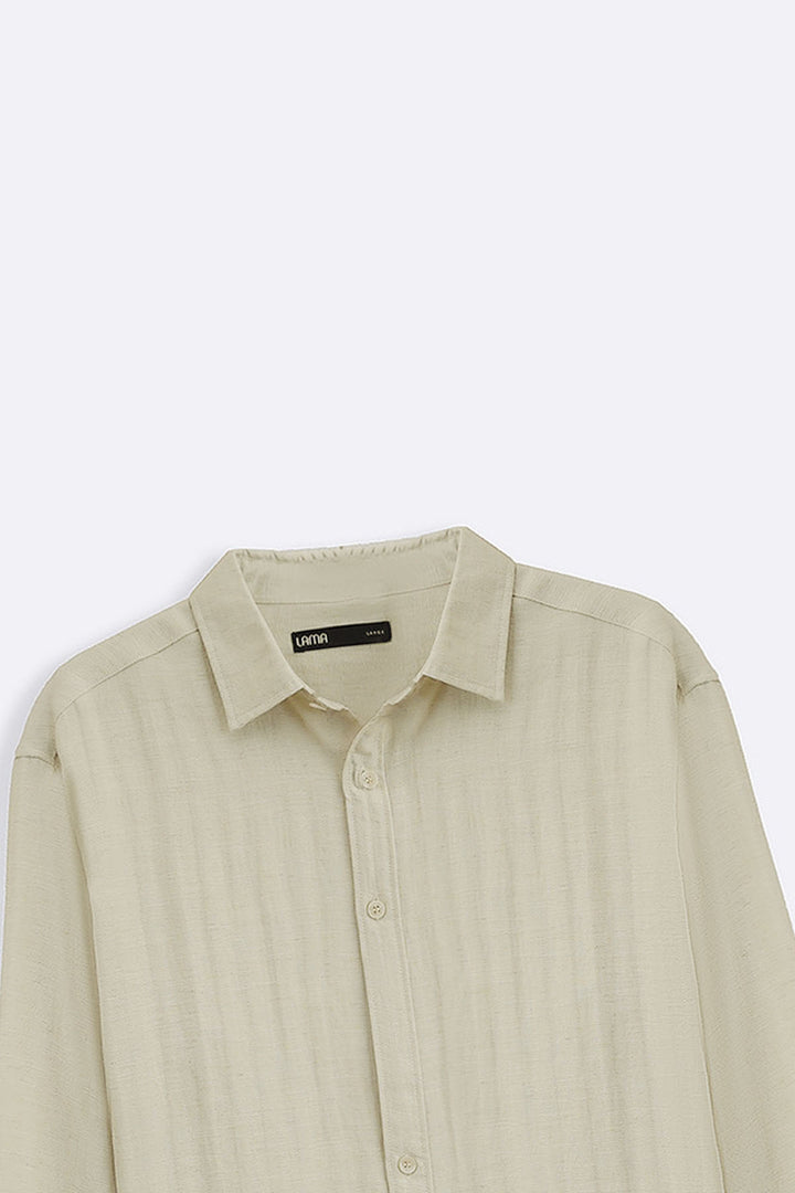 PISTACHIO URBAN TEXTURED SHIRT