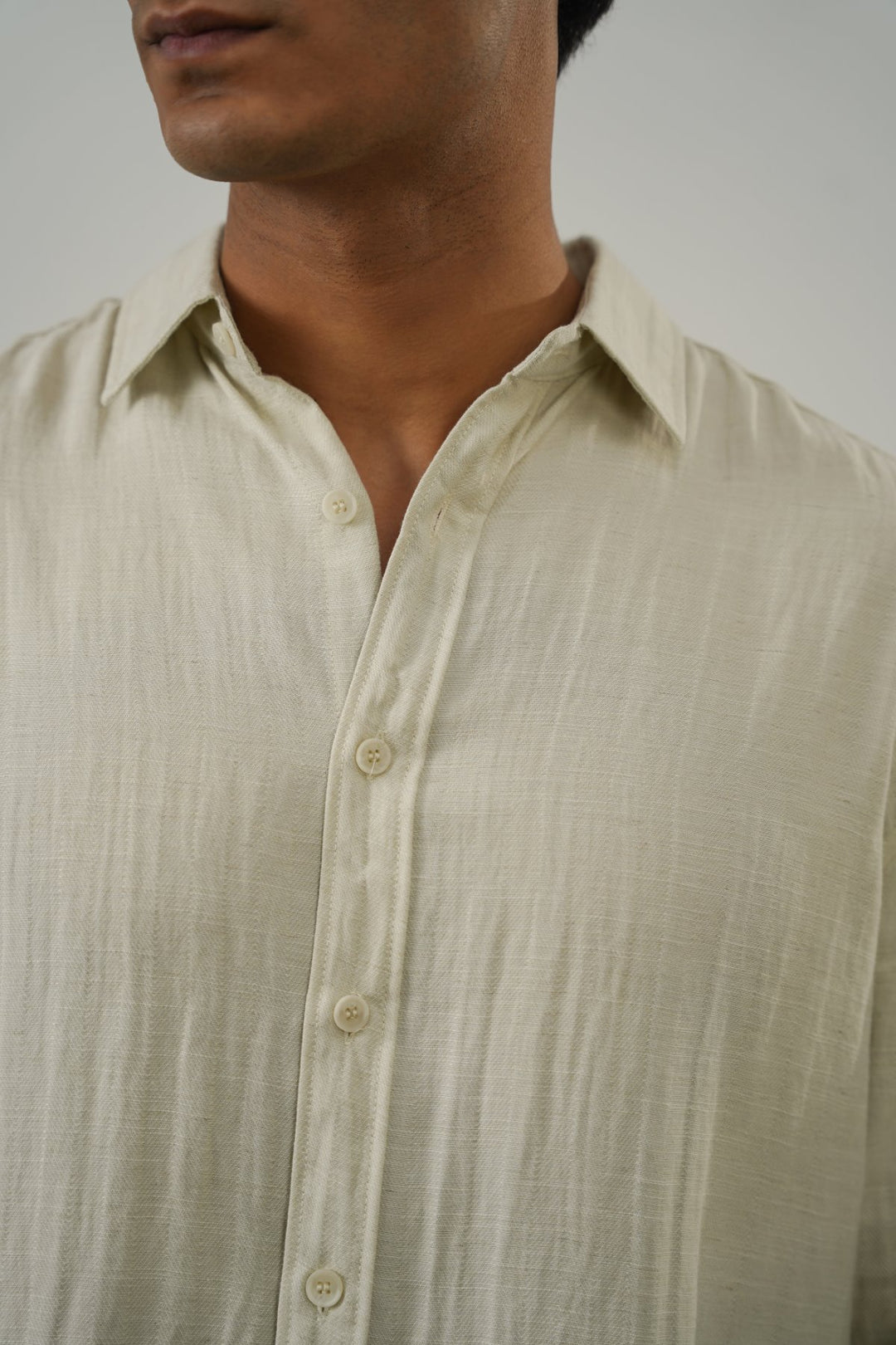 PISTACHIO URBAN TEXTURED SHIRT