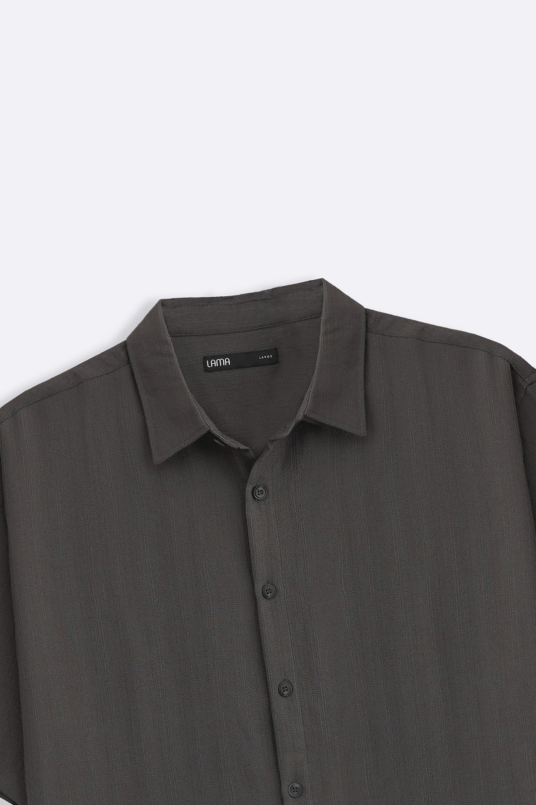 GREY FLOWY HALF SLEEVES SHIRT