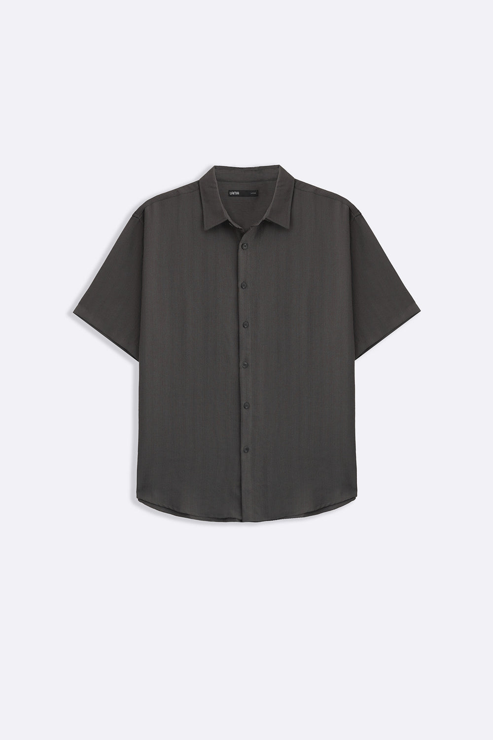 GREY FLOWY HALF SLEEVES SHIRT