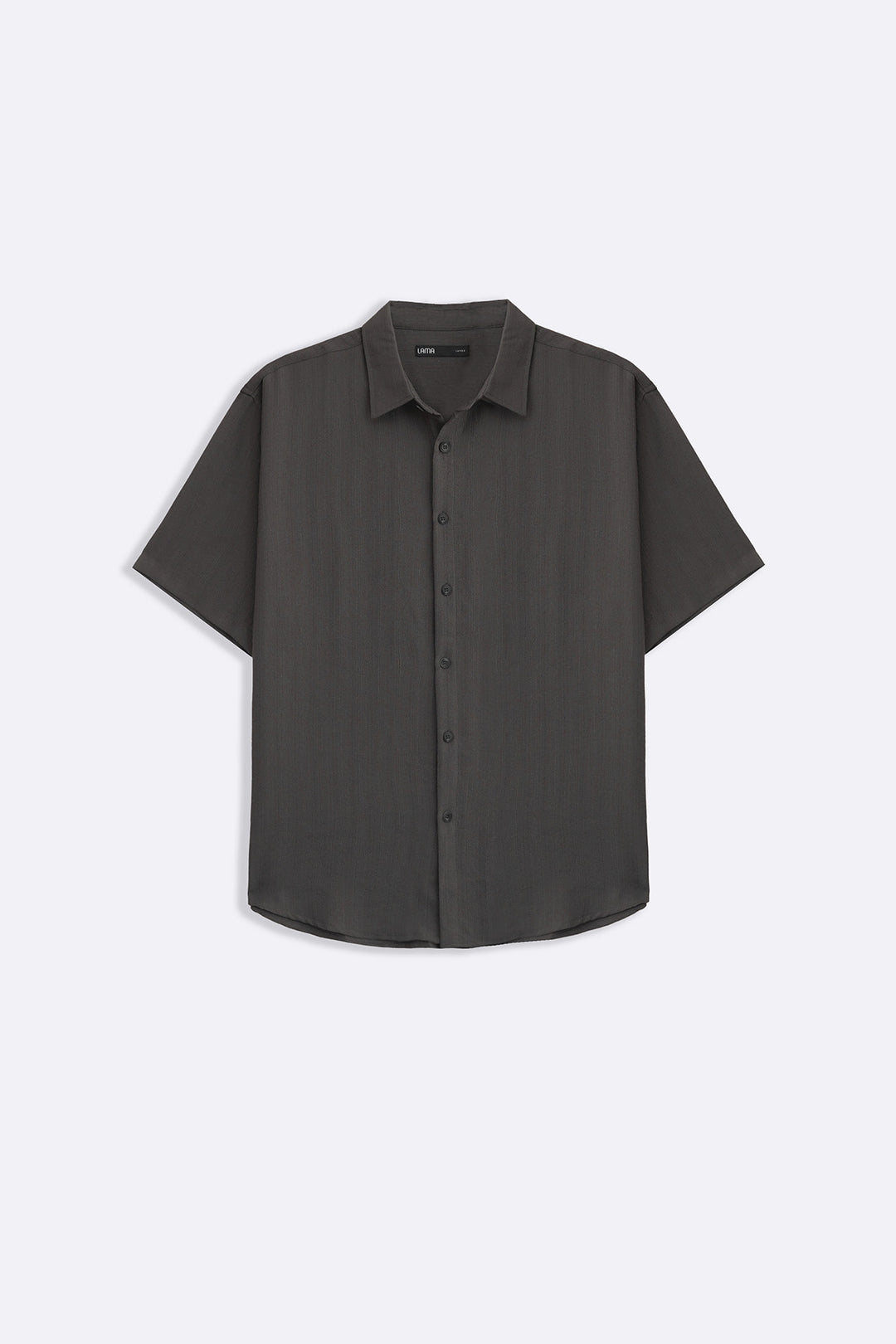 GREY FLOWY HALF SLEEVES SHIRT