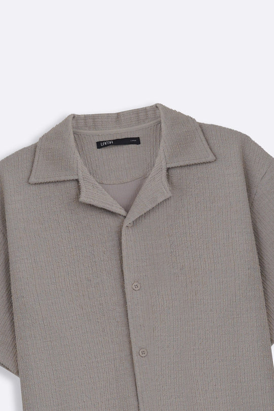 SAND RESORT TEXTURED SHIRT