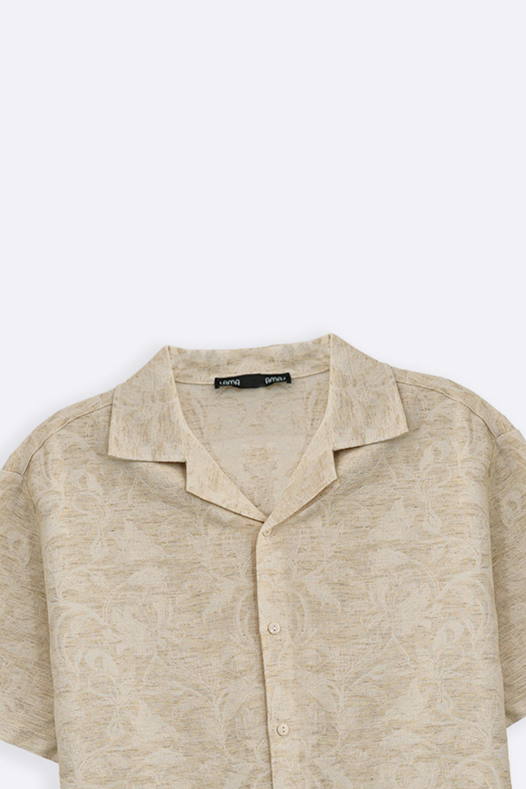 BEIGE HERITAGE TEXTURE SHIRT