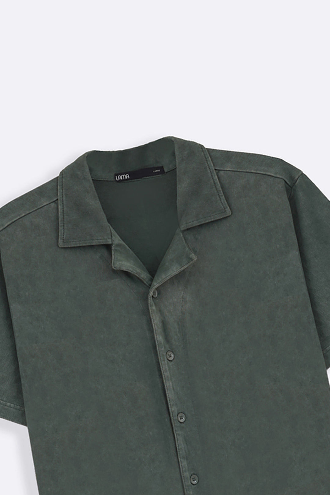 WASHED EFFECT SAFARI SHIRT