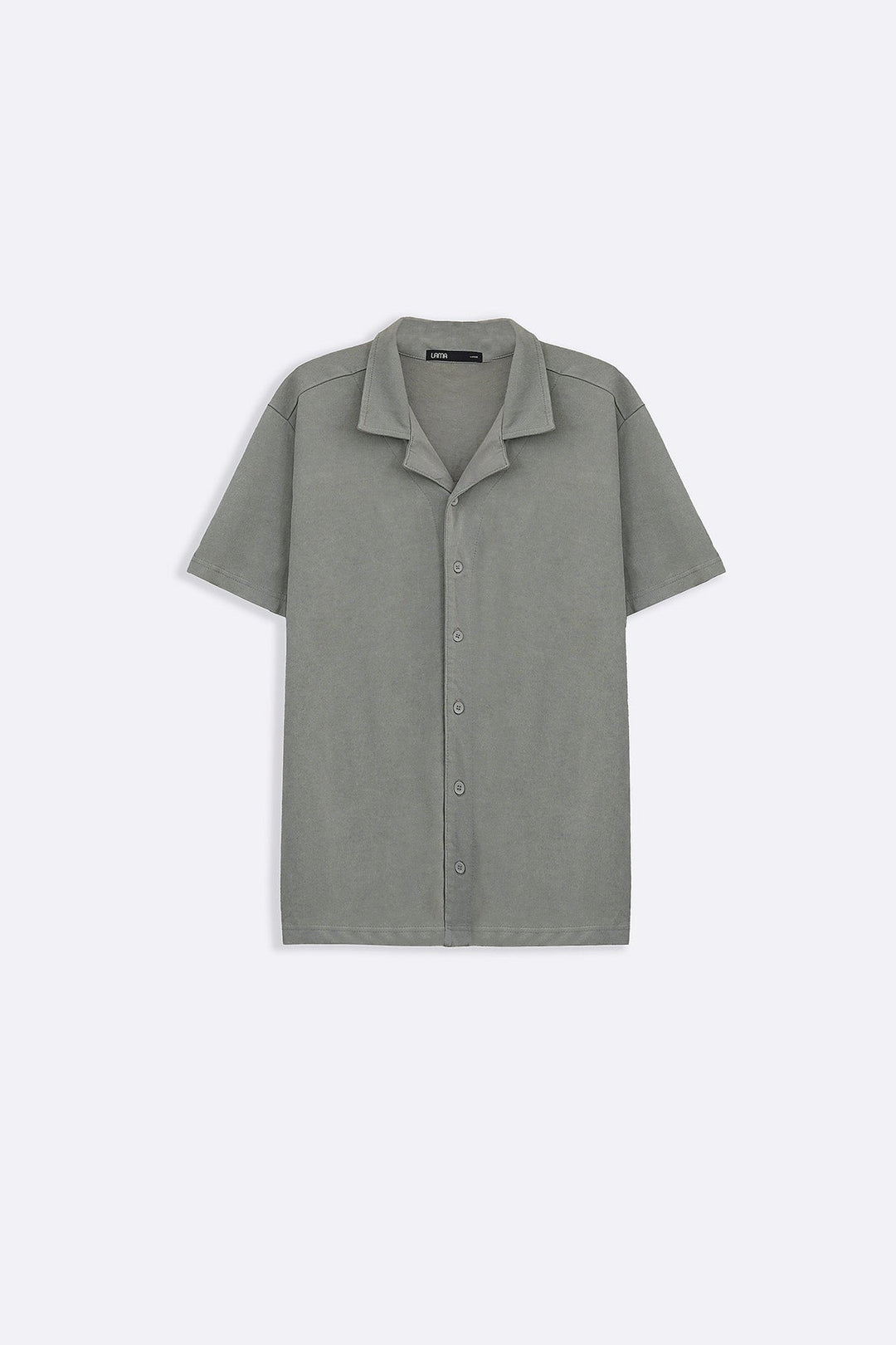 GREY WASHED EFFECT SAFARI SHIRT