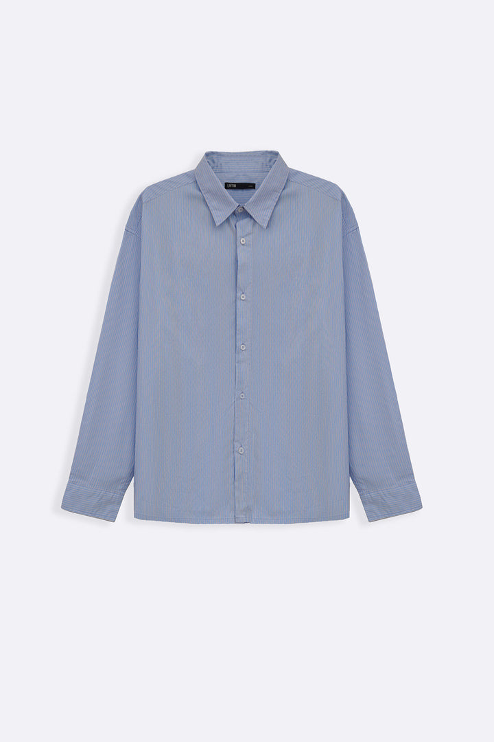 SKY BLUE PREPPY BUTTON DOWN SHIRT