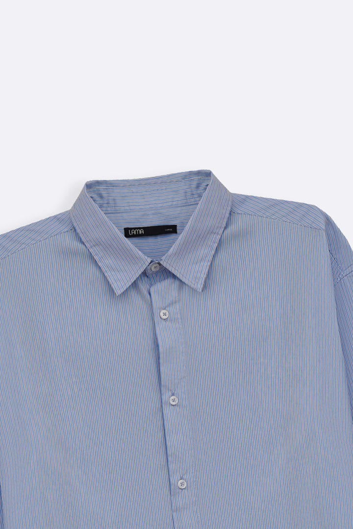 SKY BLUE PREPPY BUTTON DOWN SHIRT