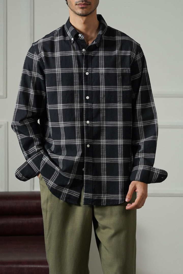 BLACK BOY-NEXT-DOOR COTTON SHIRT