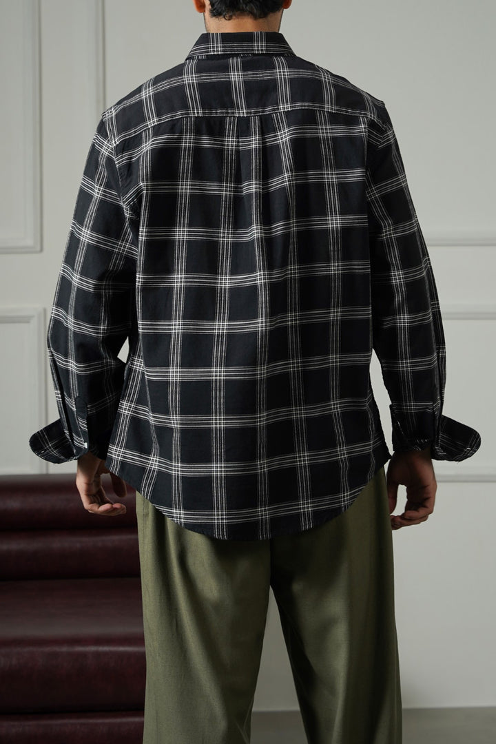 BLACK BOY-NEXT-DOOR COTTON SHIRT