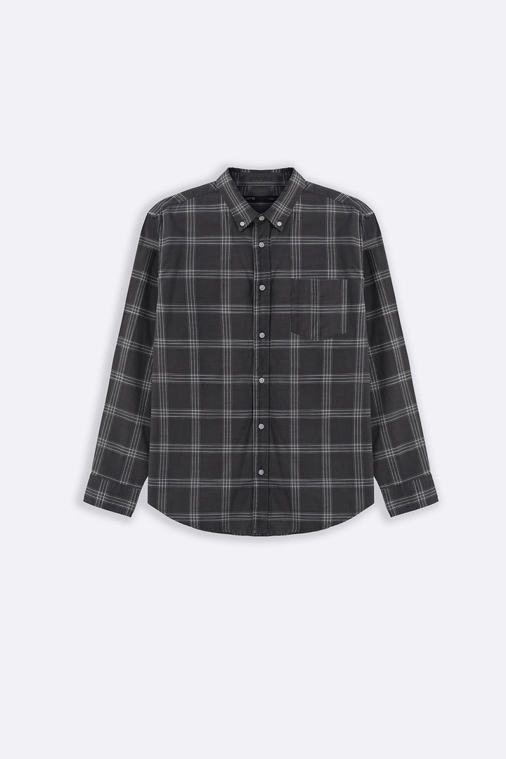BROWN BOY-NEXT-DOOR COTTON SHIRT