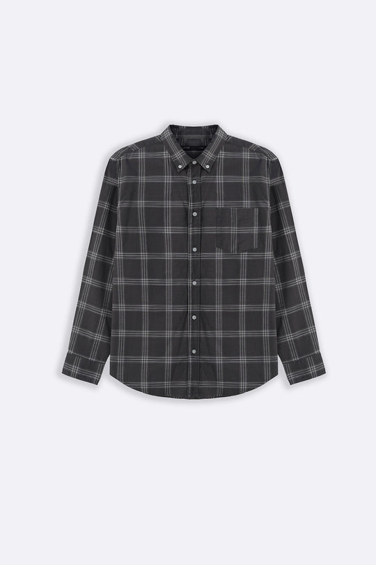 BROWN BOY-NEXT-DOOR COTTON SHIRT