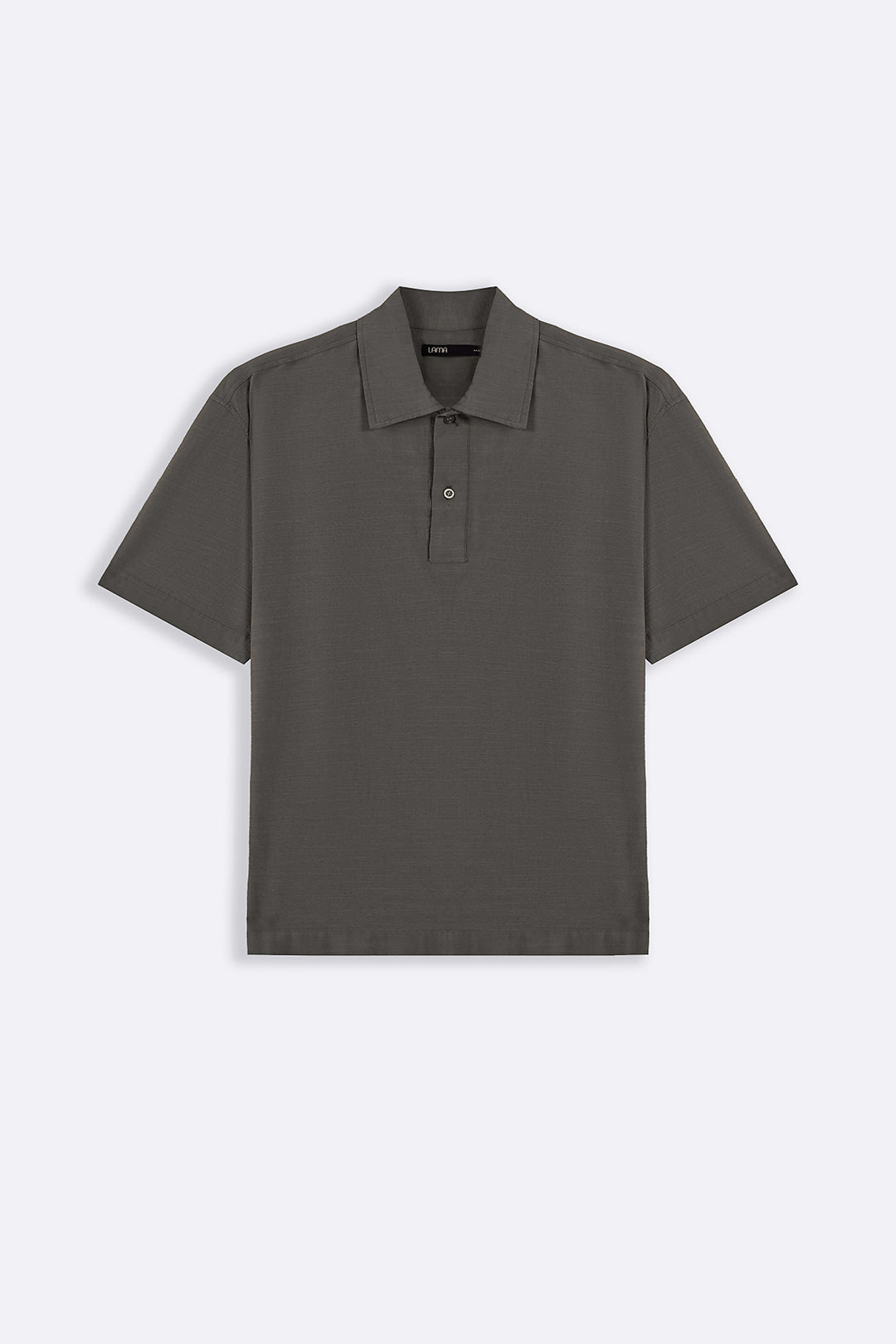 MOUSE GREY QUARTER PLACKET SHIRT