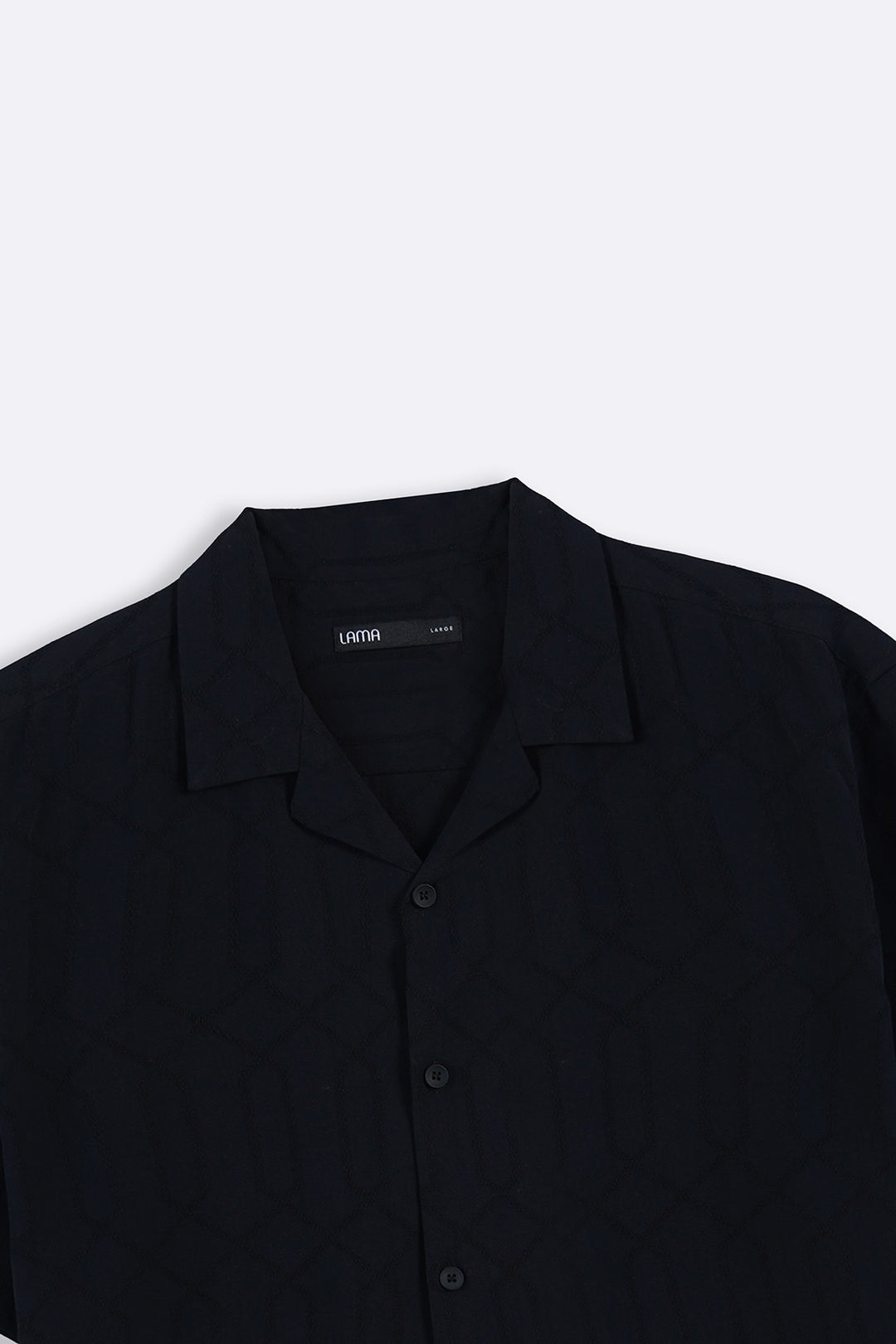 BLACK TRELLIS PATTERN SAFARI