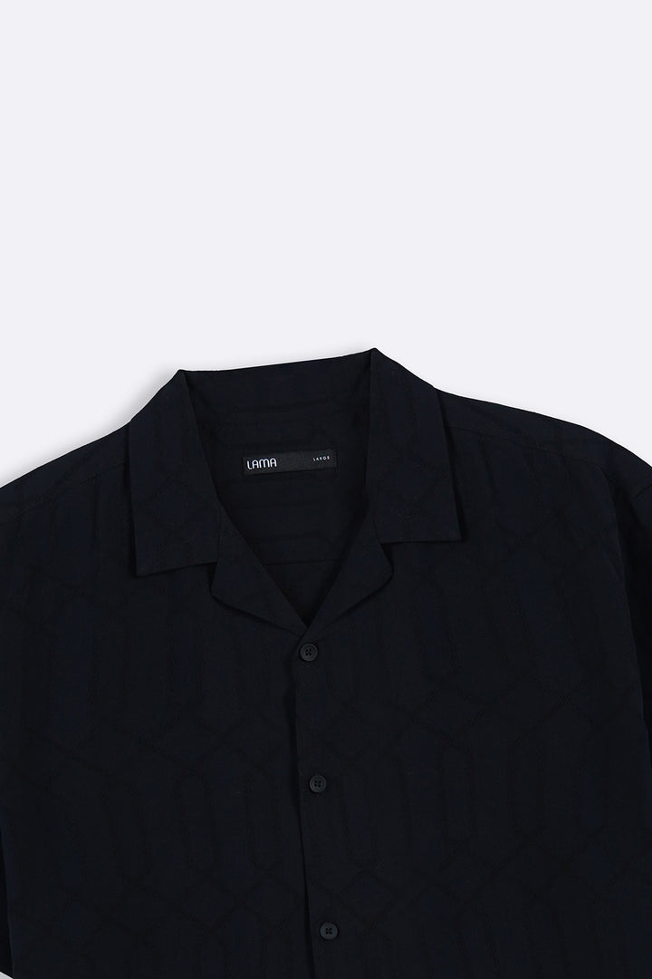 BLACK TRELLIS PATTERN SAFARI