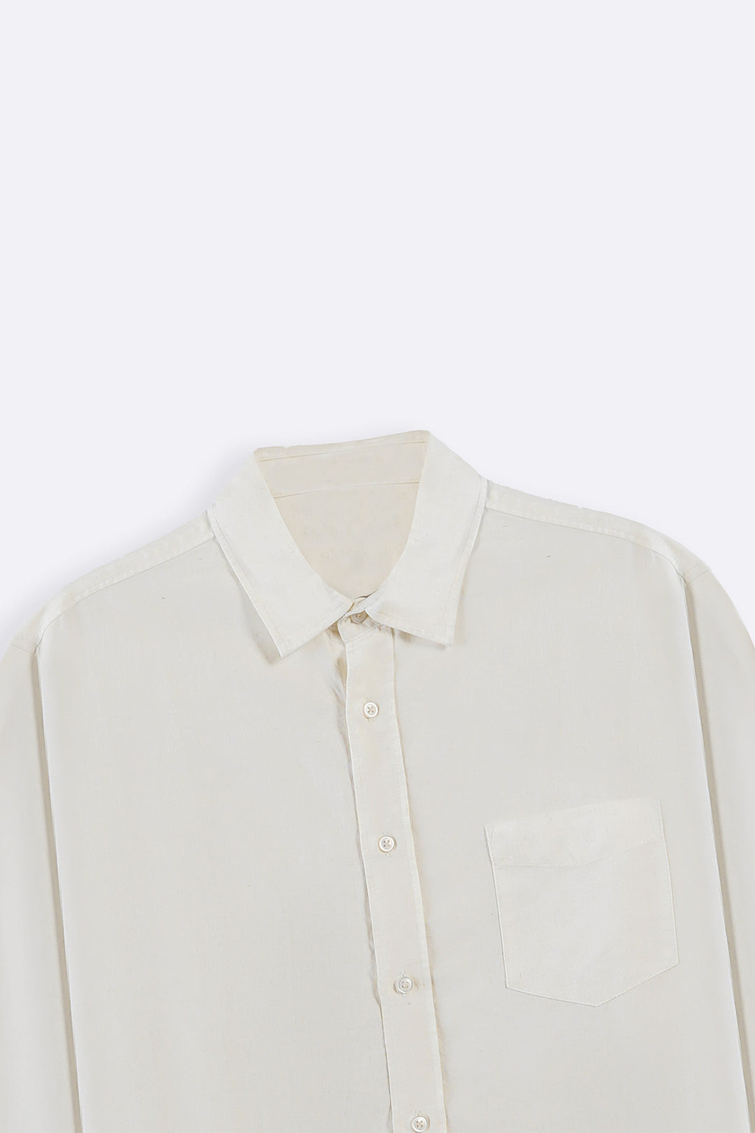 ECRU EASY LYOCELL LINEN SHIRT
