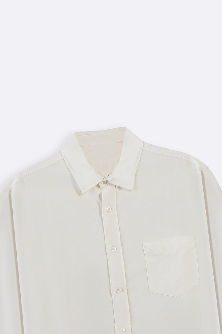 ECRU EASY LYOCELL LINEN SHIRT