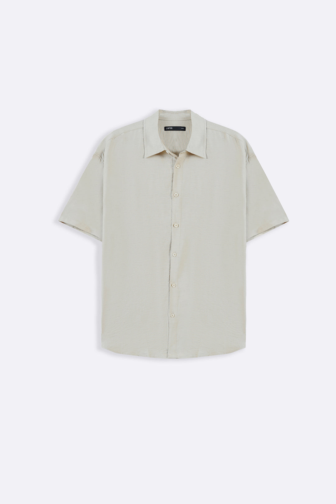 BEIGE MELANGE EFFECT SHIRT