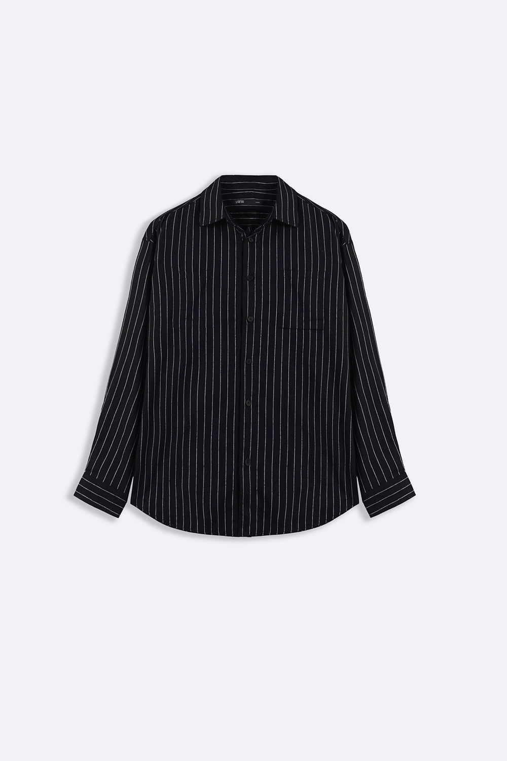 BLACK TENCEL LINEN SHIRT