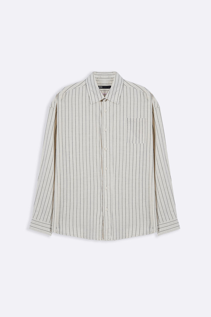 ECRU TENCEL LINEN SHIRT