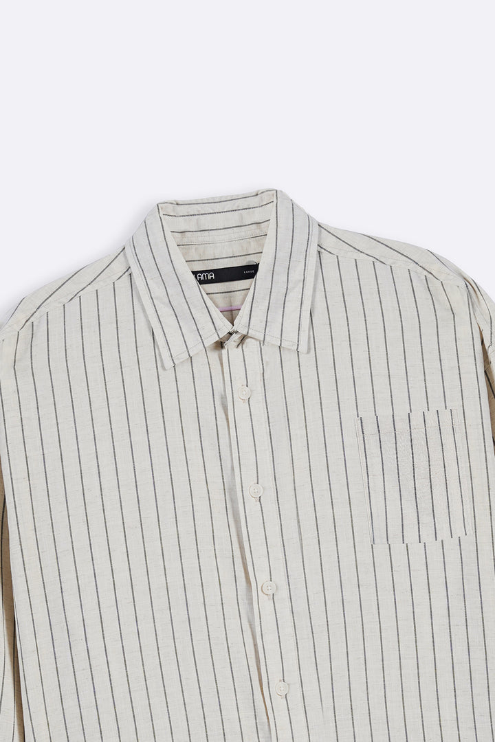 ECRU TENCEL LINEN SHIRT