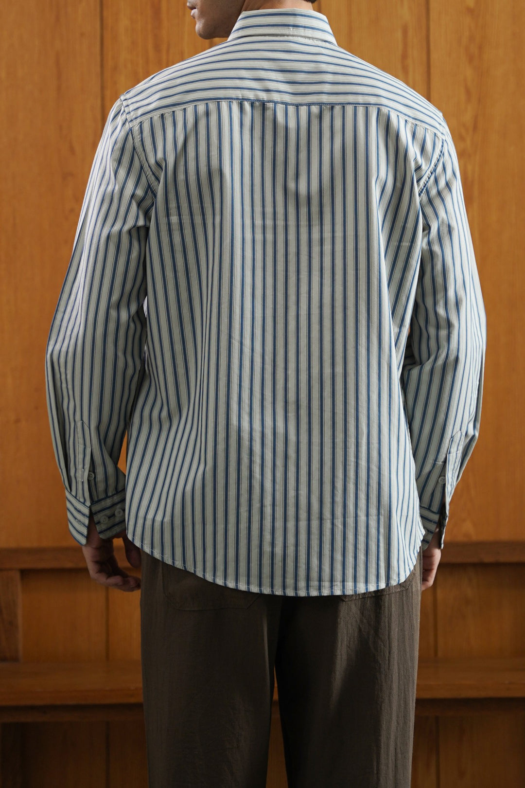 GREY SIGNATURE COTTON SHIRT