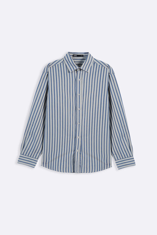 GREY SIGNATURE COTTON SHIRT
