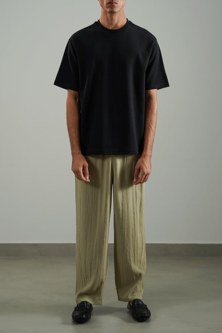 TEXTURED COTTON STRETCH SHIRT