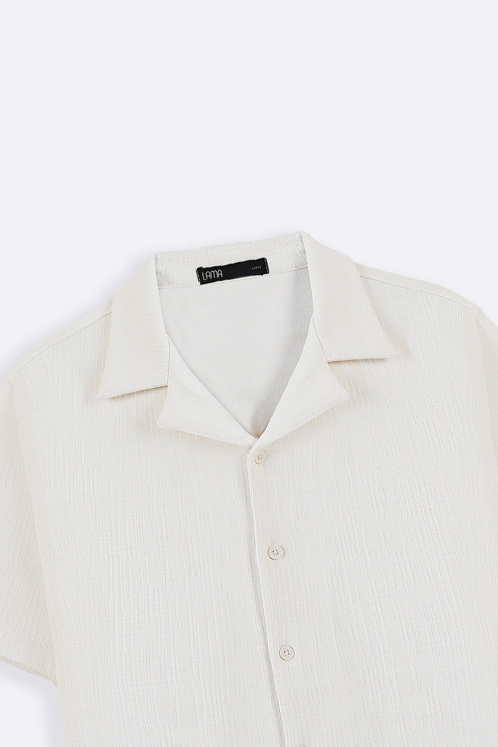 IVORY SEERSUCKER BUTTON DOWN