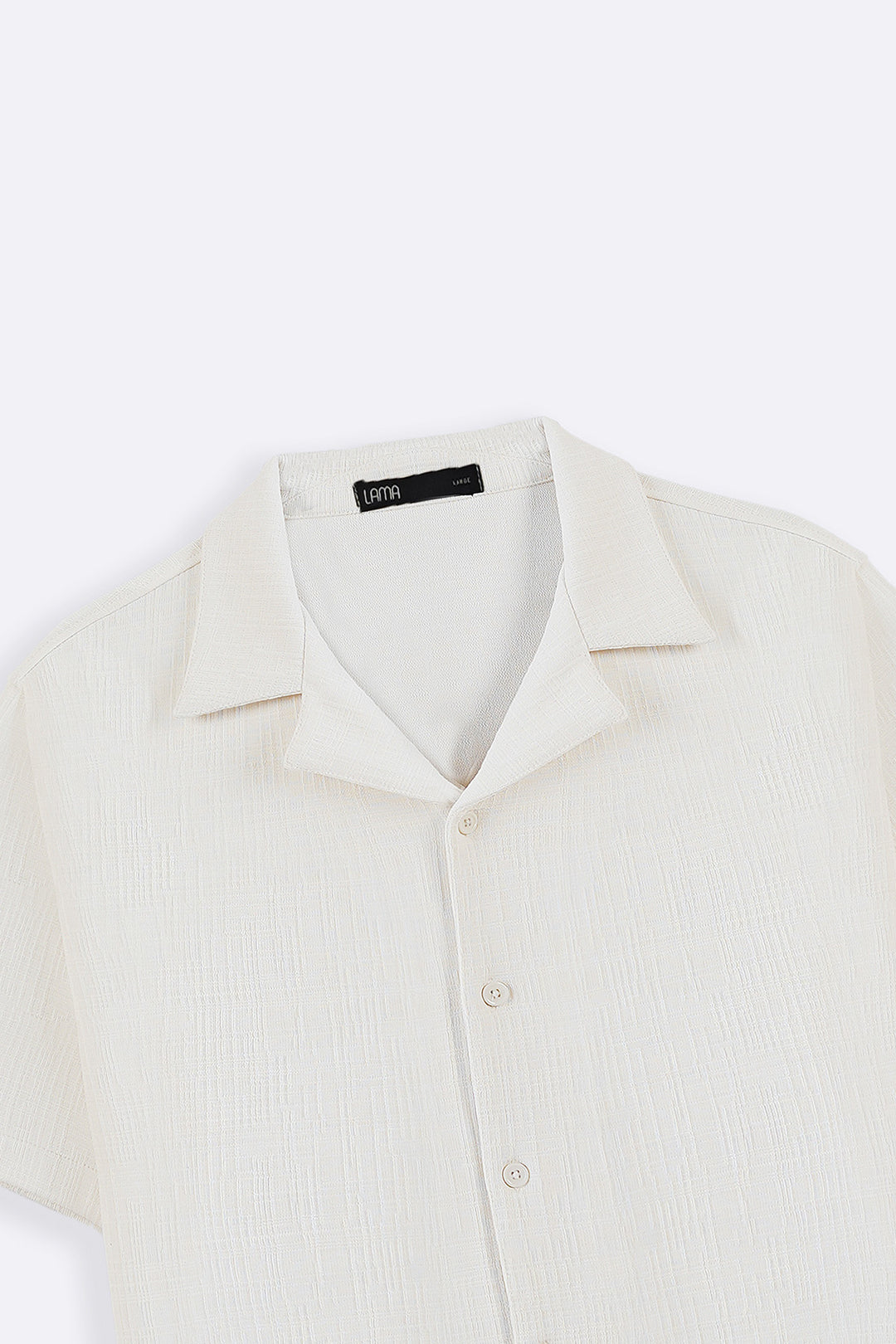 IVORY SEERSUCKER BUTTON DOWN