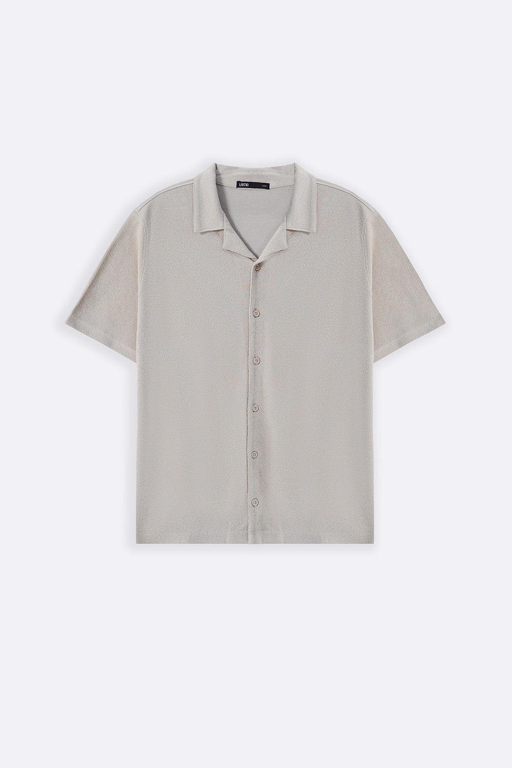 BEIGE TENCEL COTTON BUTTON DOWN