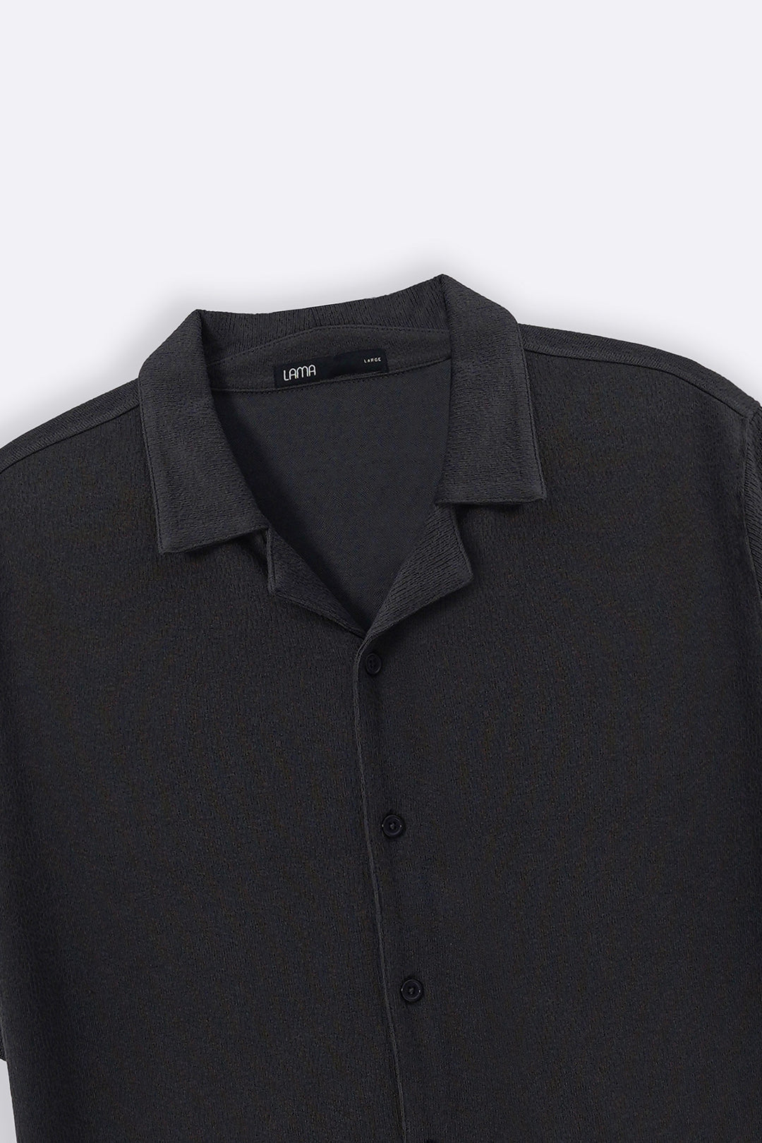 CHARCOAL TENCEL COTTON BUTTON DOWN