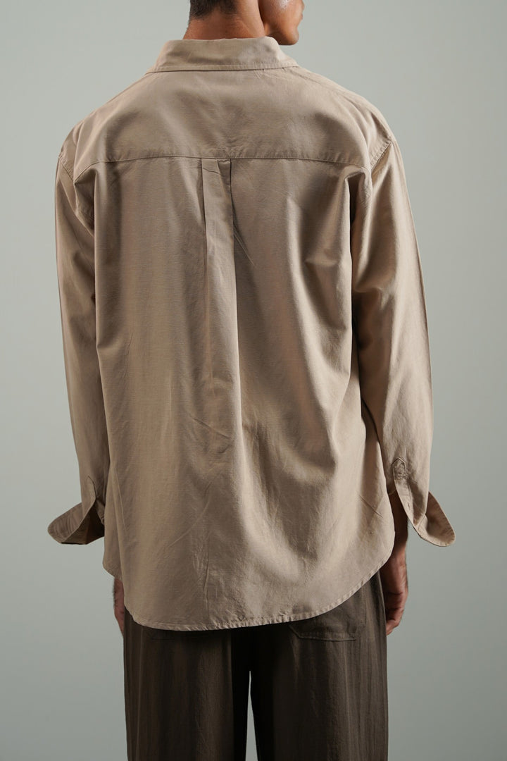 SLUB SHIRT WITH LINEN
