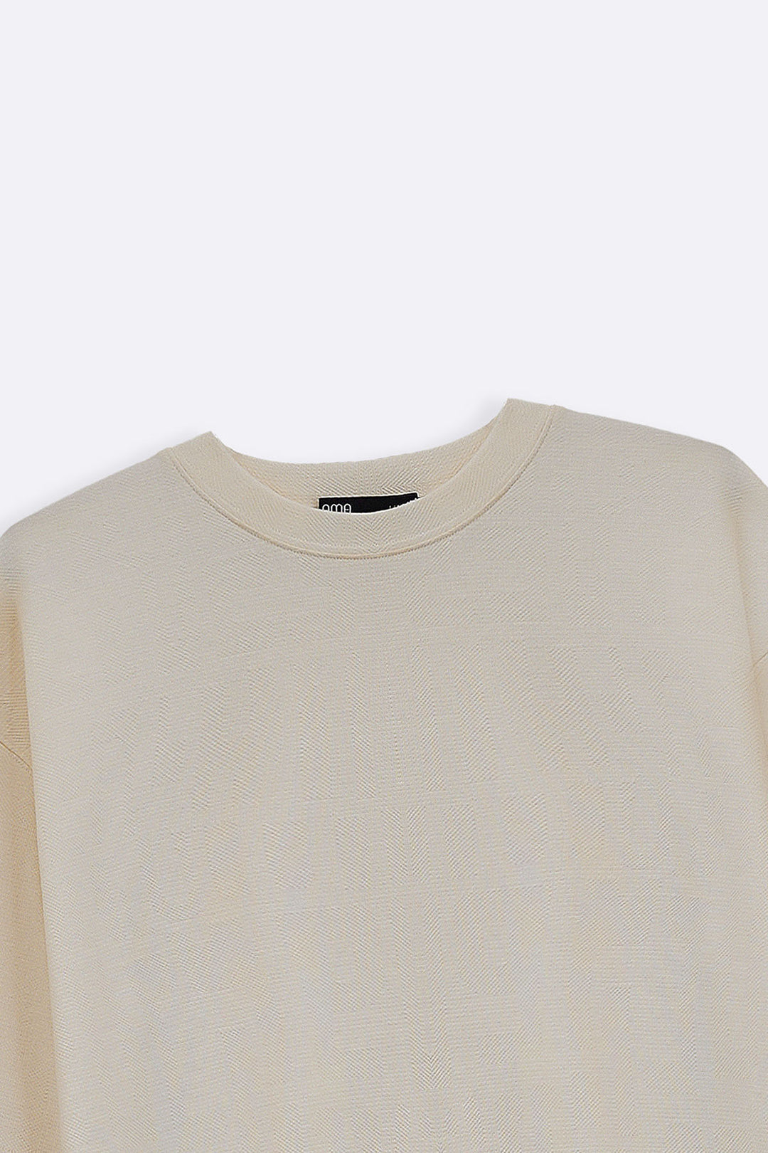 OFF WHITE CLASSIC TEXTURED TEE