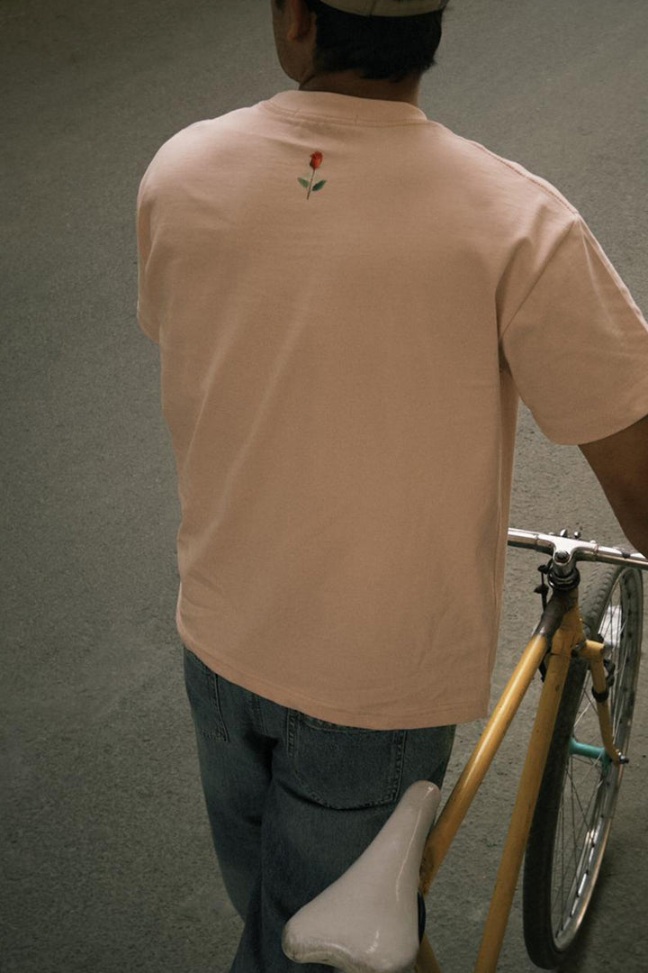 LIGHT PINK CASUAL COMMUTE TEE
