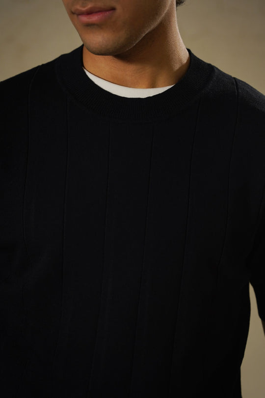 BLACK DROP NEEDLE TEE