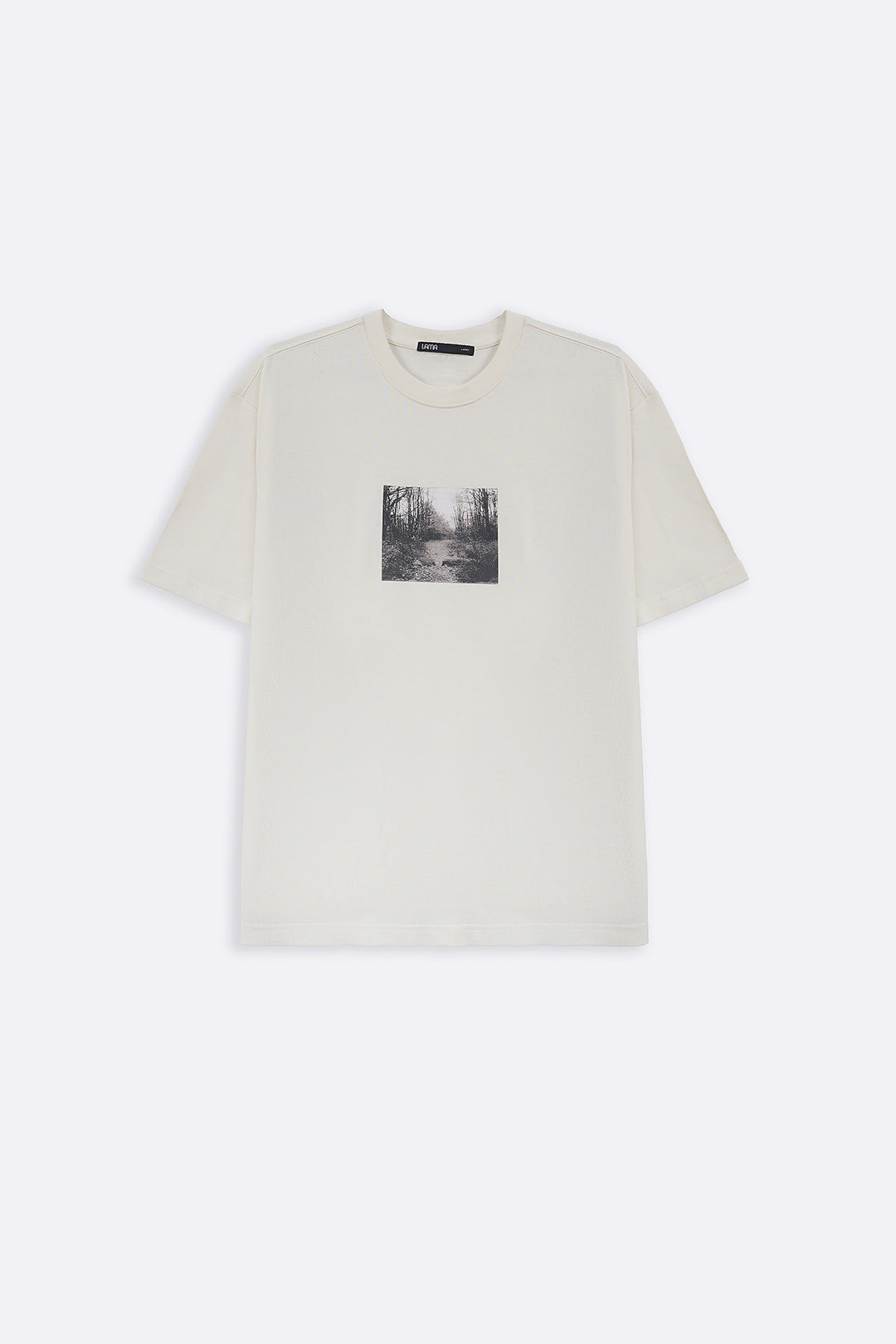 IVORY VINTAGE PRINT TEE