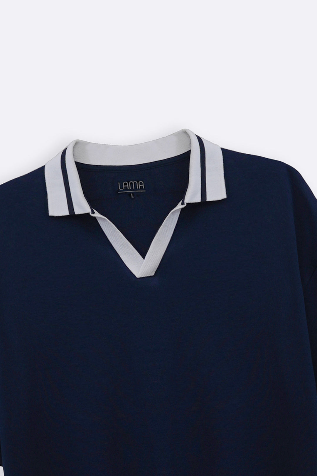 NAVY CASUAL POLO TEE
