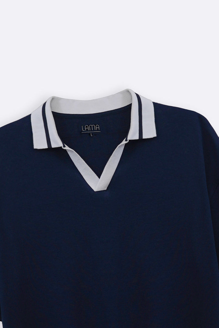 NAVY CASUAL POLO TEE