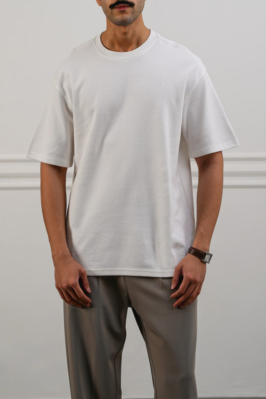 WHITE SUMMER ESSENTIAL TEE