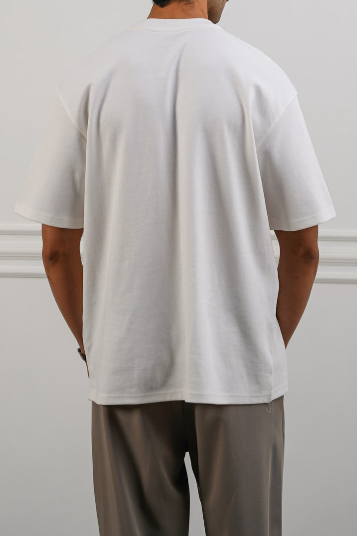 WHITE SUMMER ESSENTIAL TEE