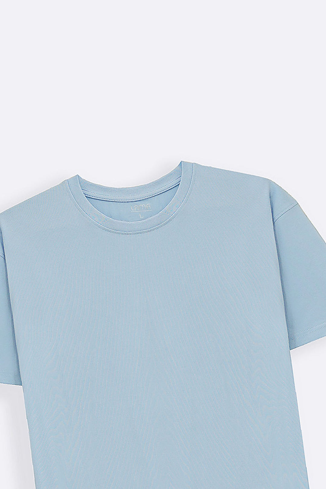 LIGHT BLUE ESSENTIAL CREW NECK TEE