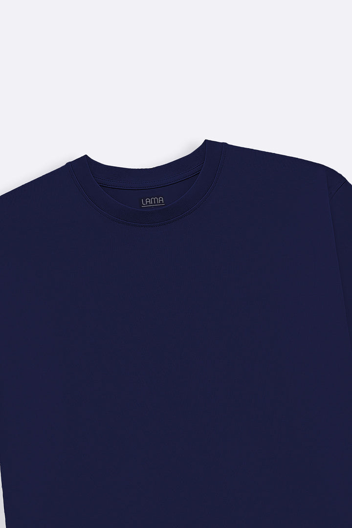 NAVY ESSENTIAL CREW NECK TEE