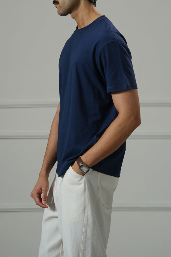 NAVY SLIMFIT TEE
