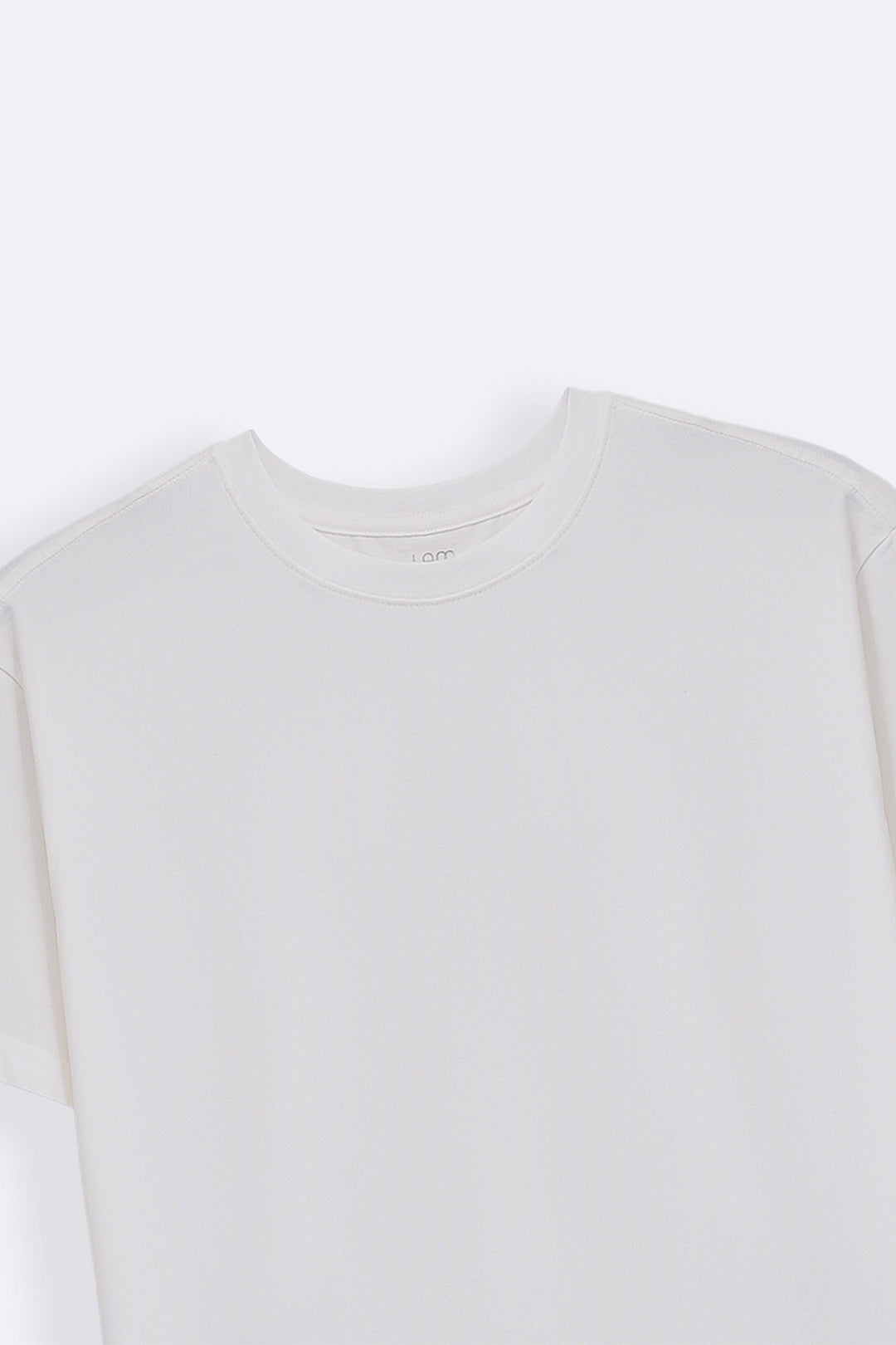 WHITE SLIMFIT TEE