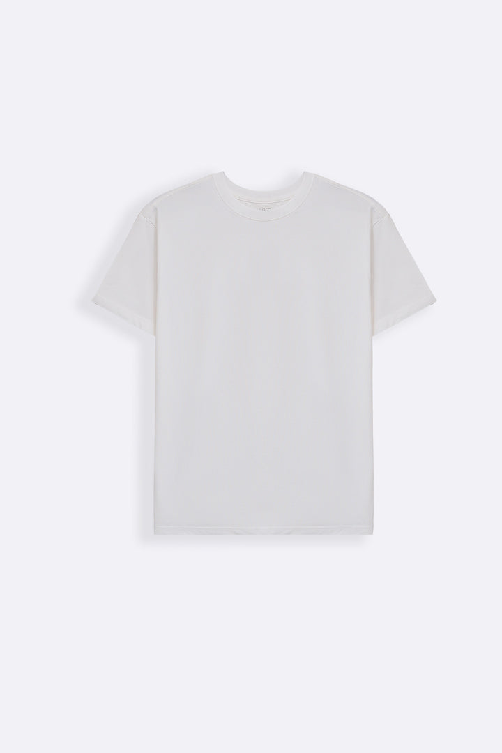WHITE SLIMFIT TEE
