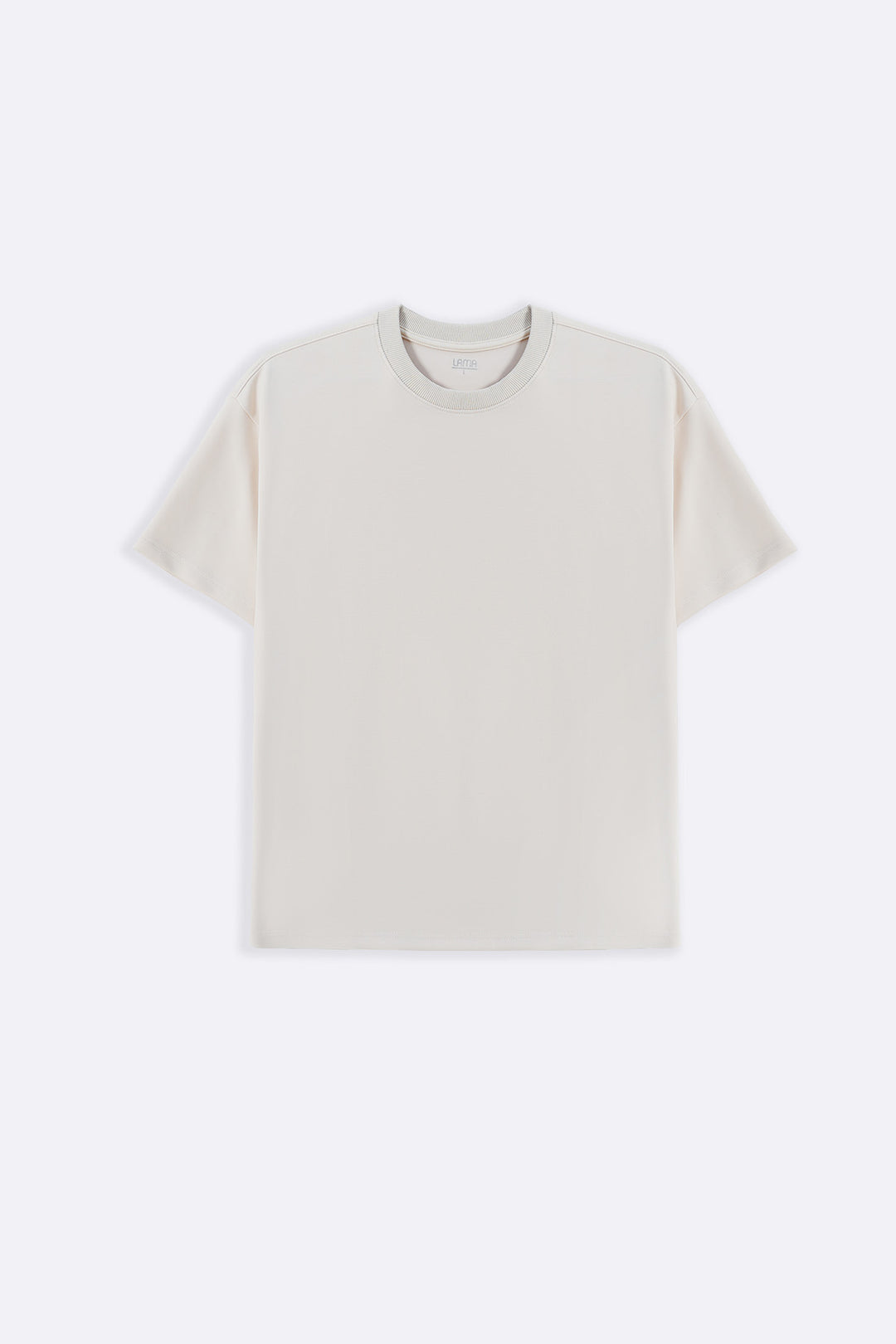 IVORY BASIC RIBBED TEE