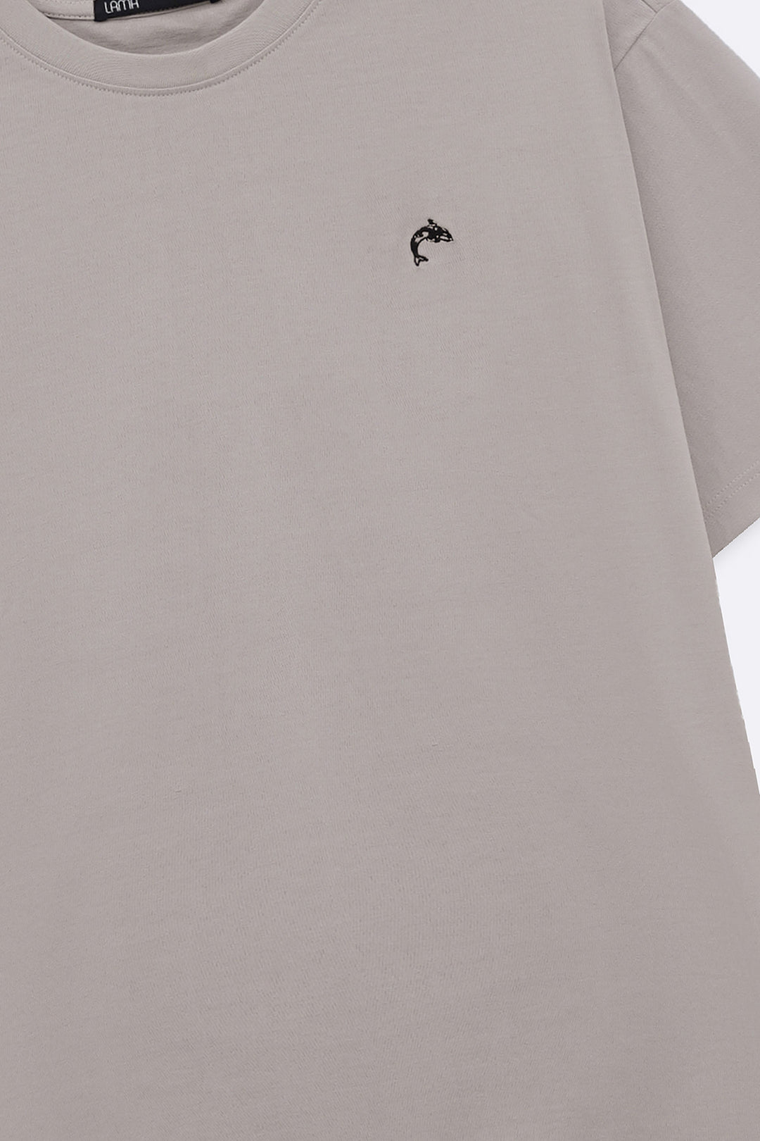 LIGHT GREY DOLPHIN TEE